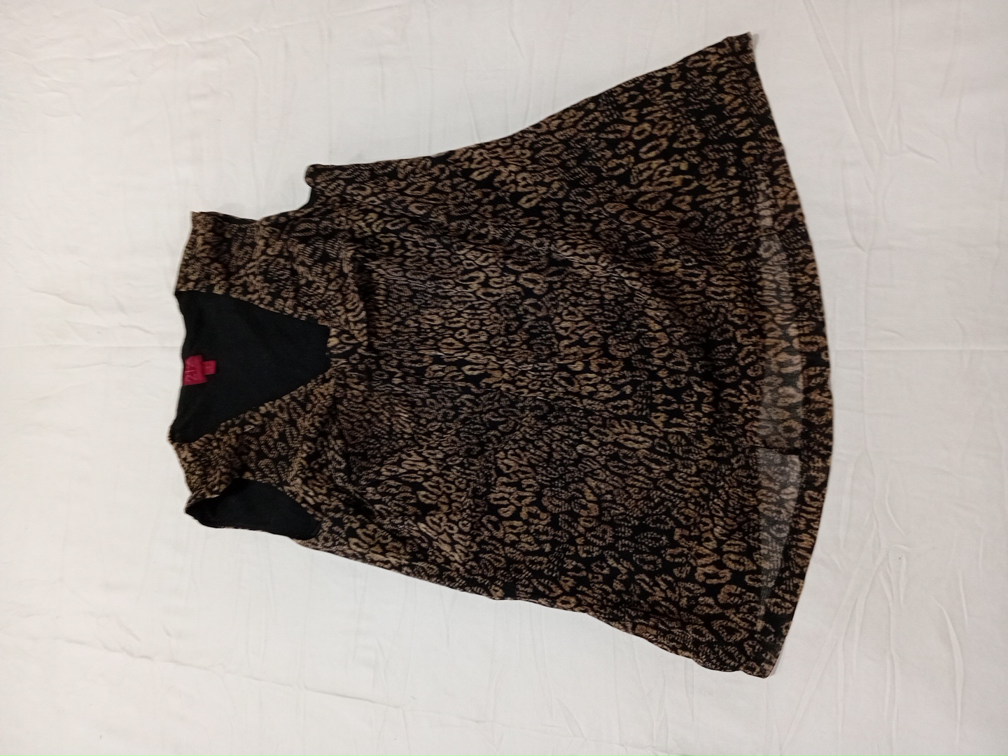 Animal Print Sleeveless Top