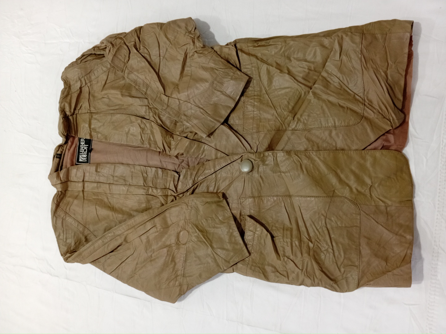 ブラウンレザージャケット