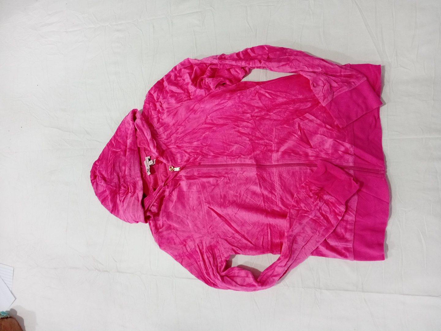 「ジュージー・クチュール ベロア フーデッドジャケット」