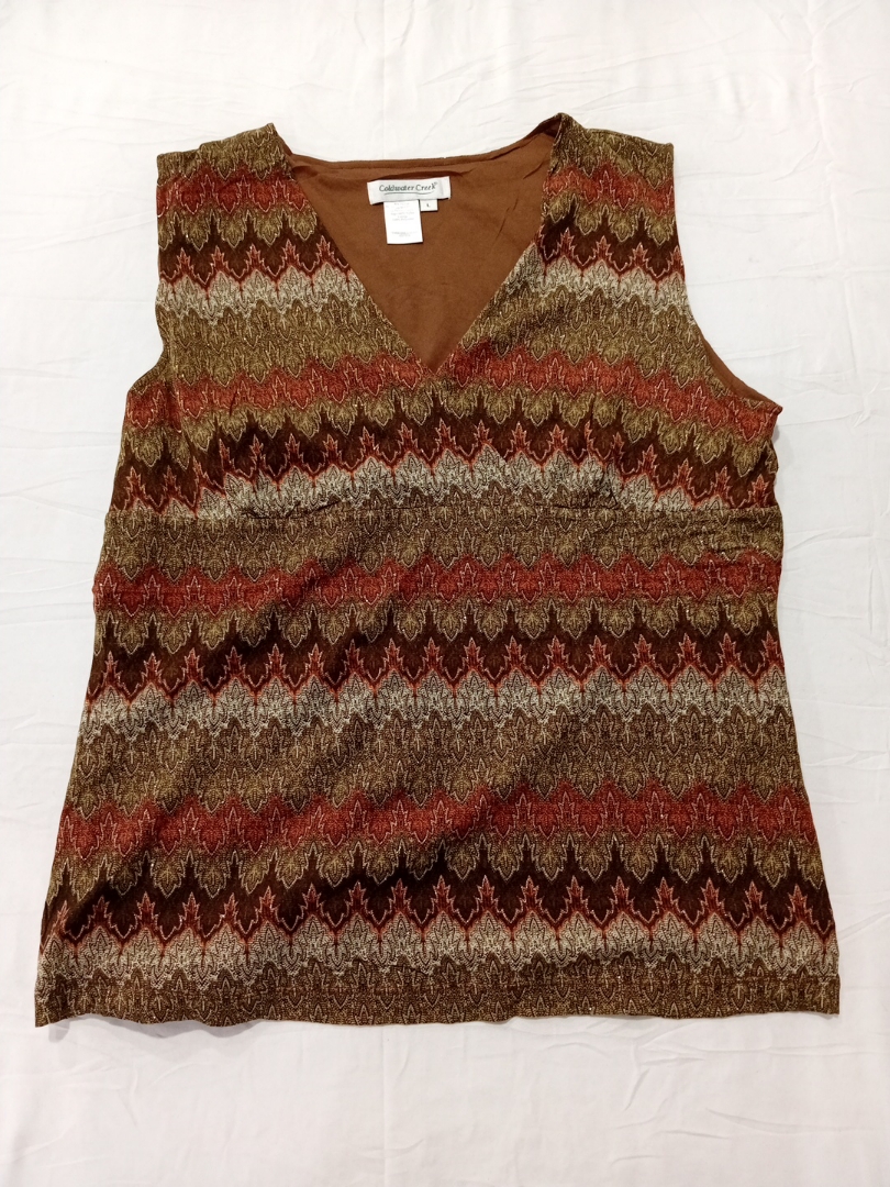 Coldwater Creek Womens Sleeveless Vest Top