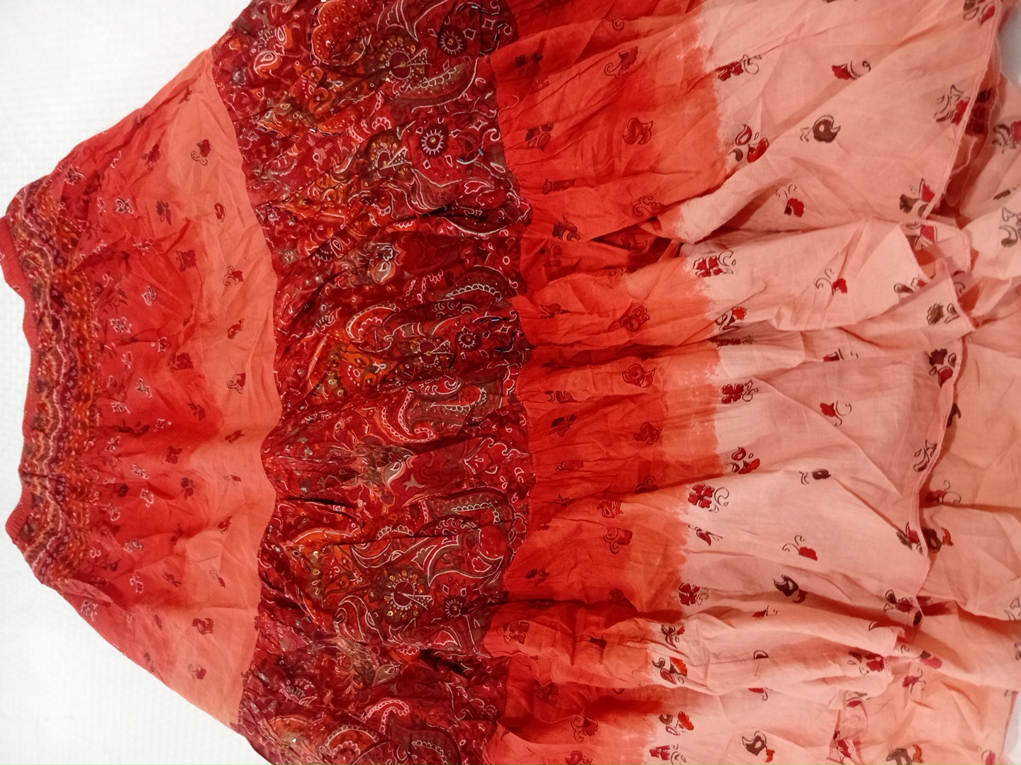 「Chico's Paisley Skirt」