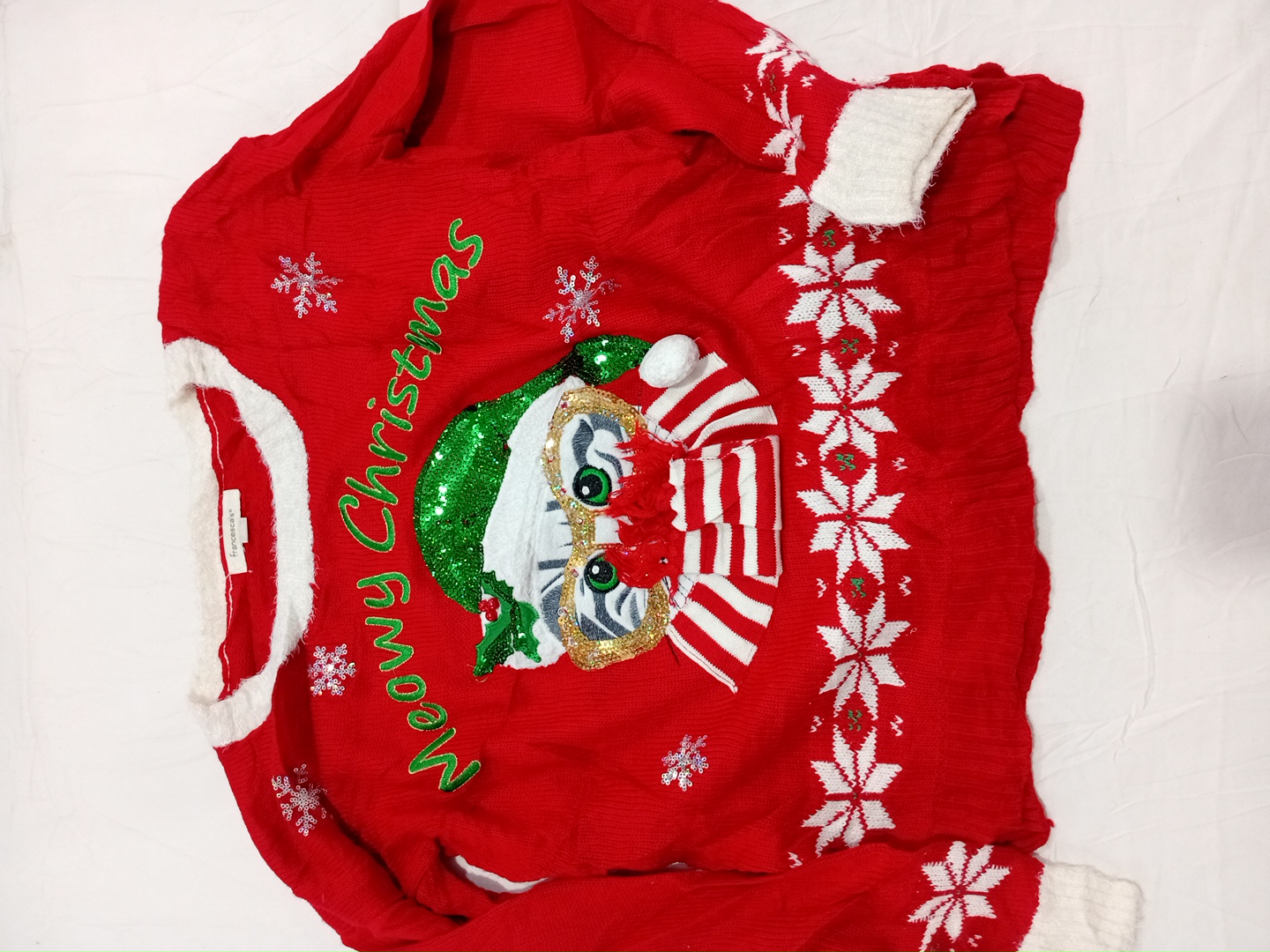 Ensemble de tricot de Noël Francesca's Derek Heart..