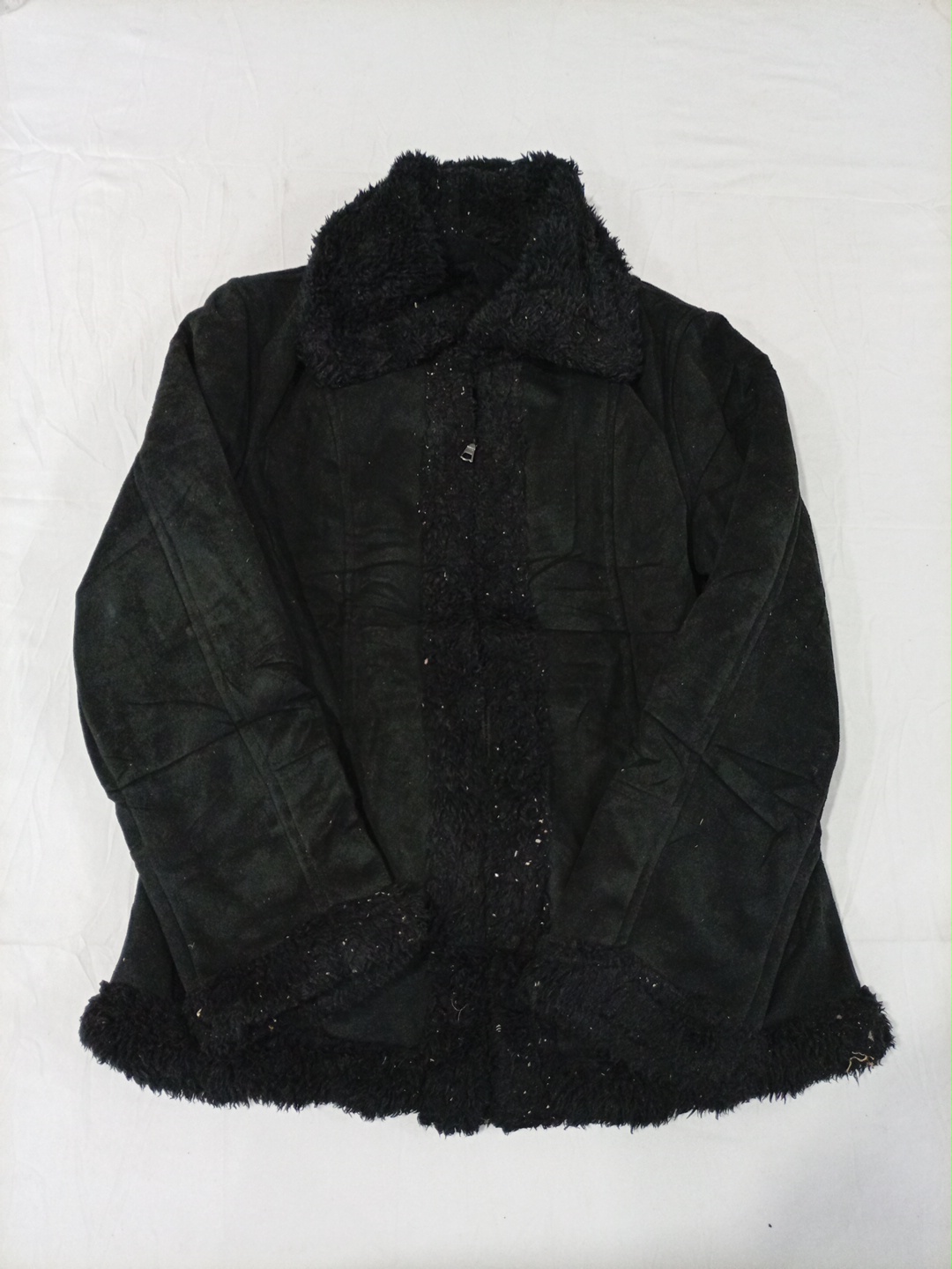 Faded Glory Forenza H&M Gap Denim Leather Puffer J..