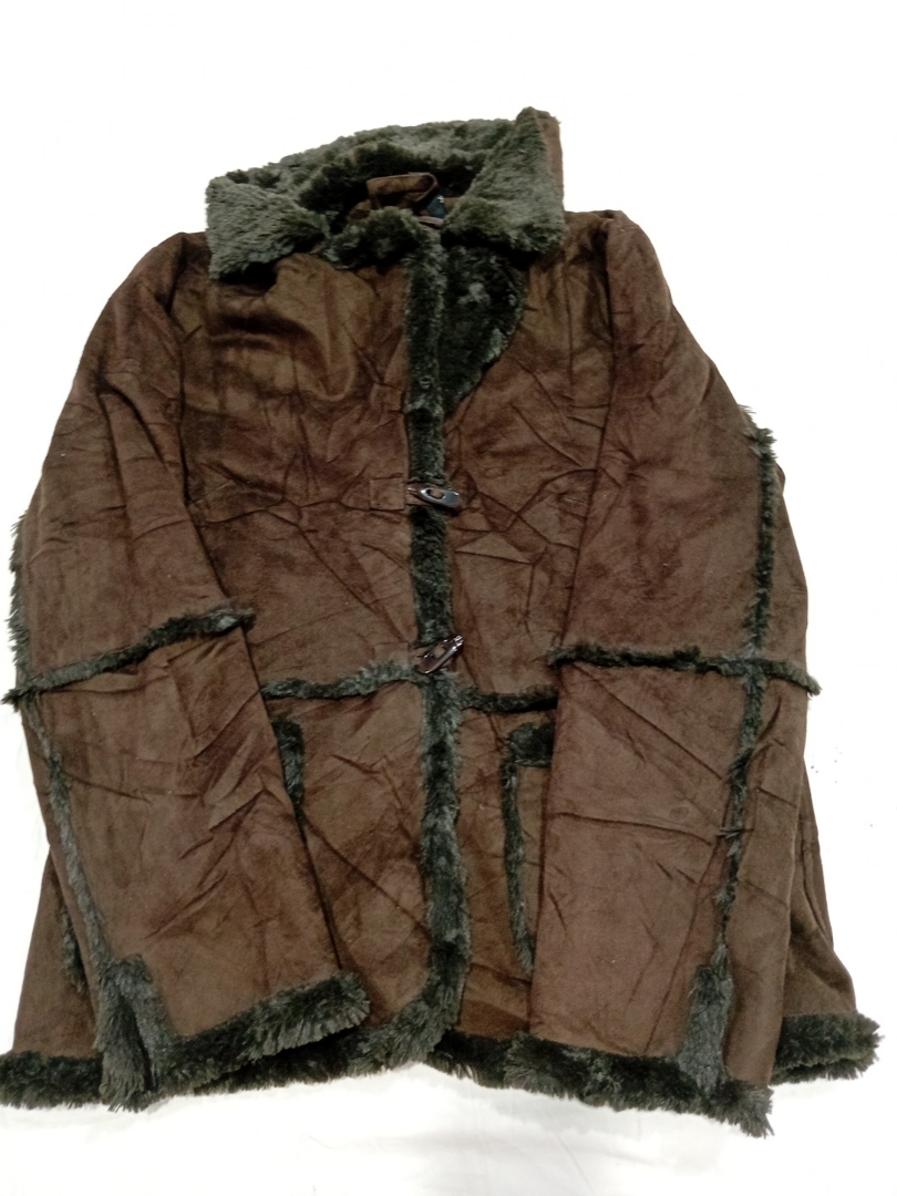 Brown Faux Fur Jacket