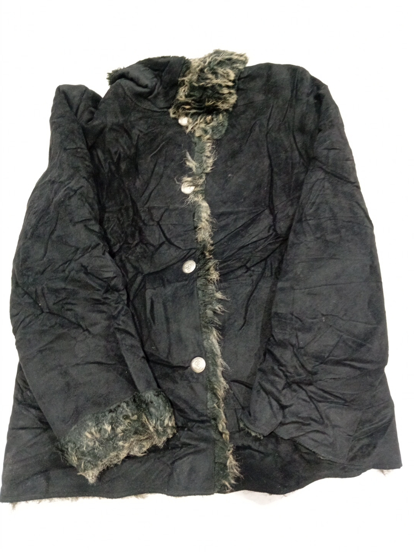 Deborah Murray Designs Black Fur Jacket