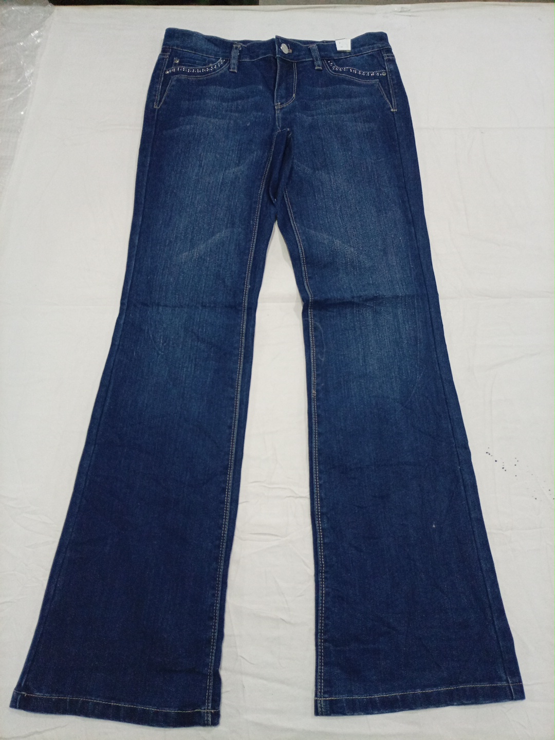 Jeans larges bleu foncé