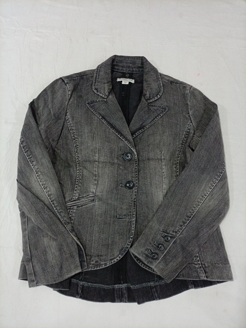 Veste en denim grise Coldwater Creek