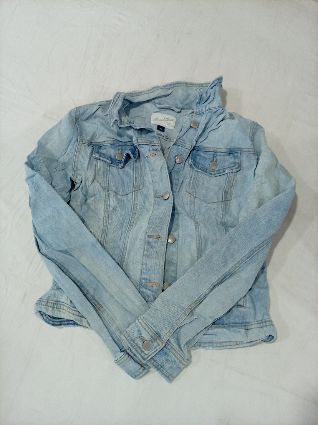 Veste en denim bleu clair