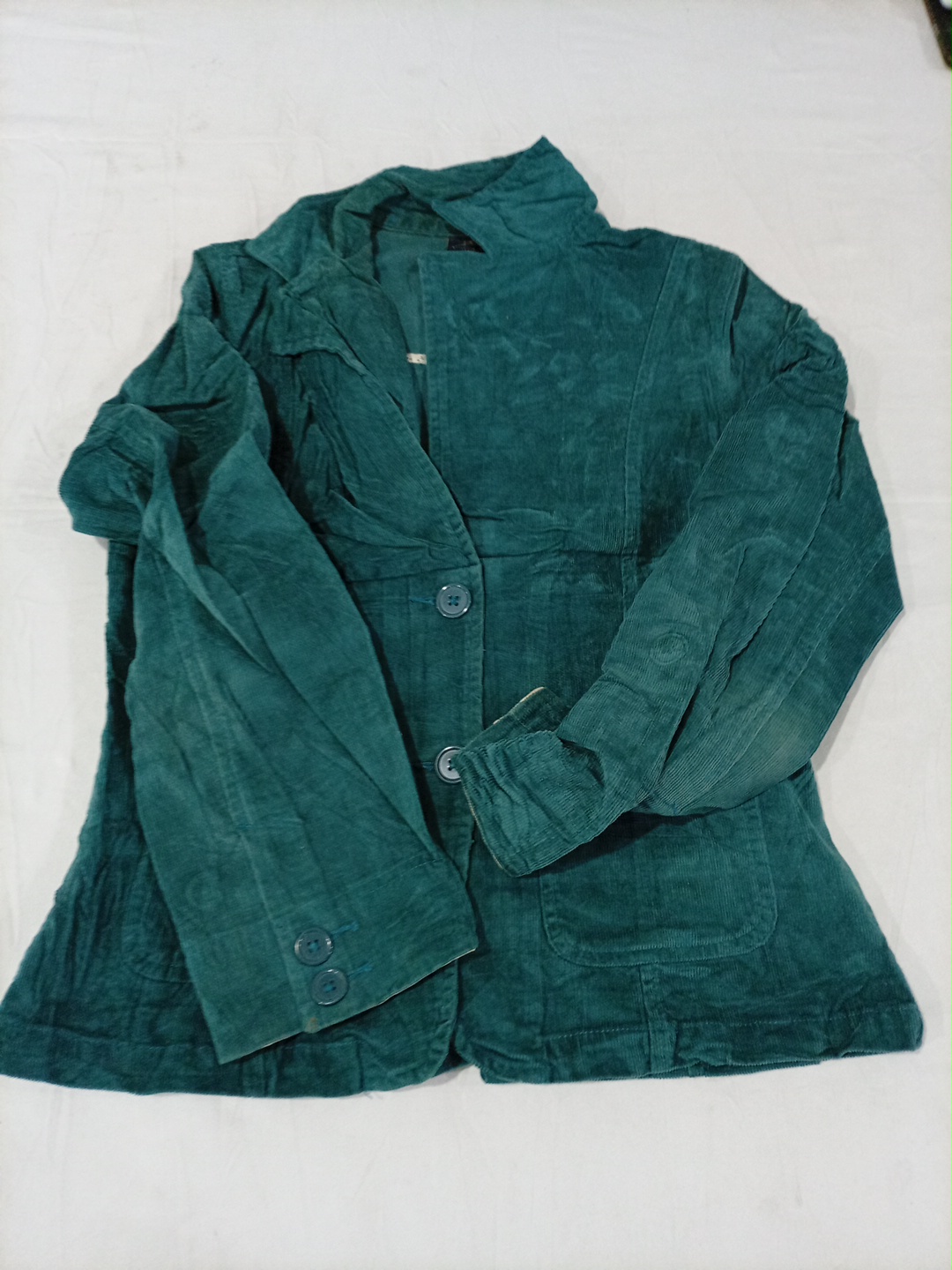 Jaqueta de Corduroy Verde