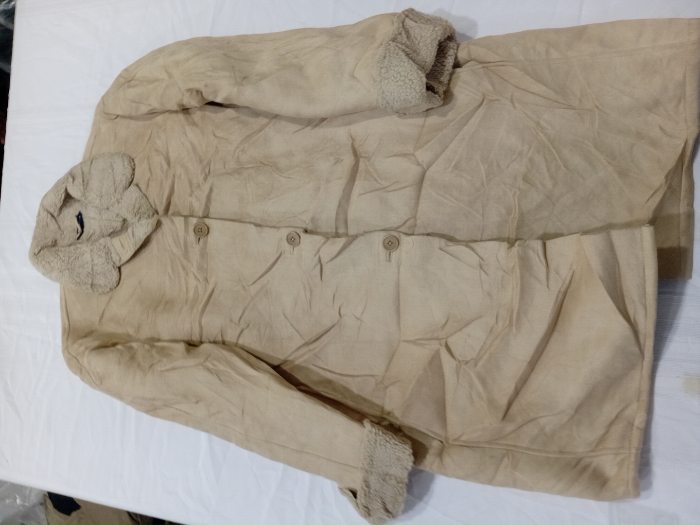 Lands' End Sherpa Lined Coat