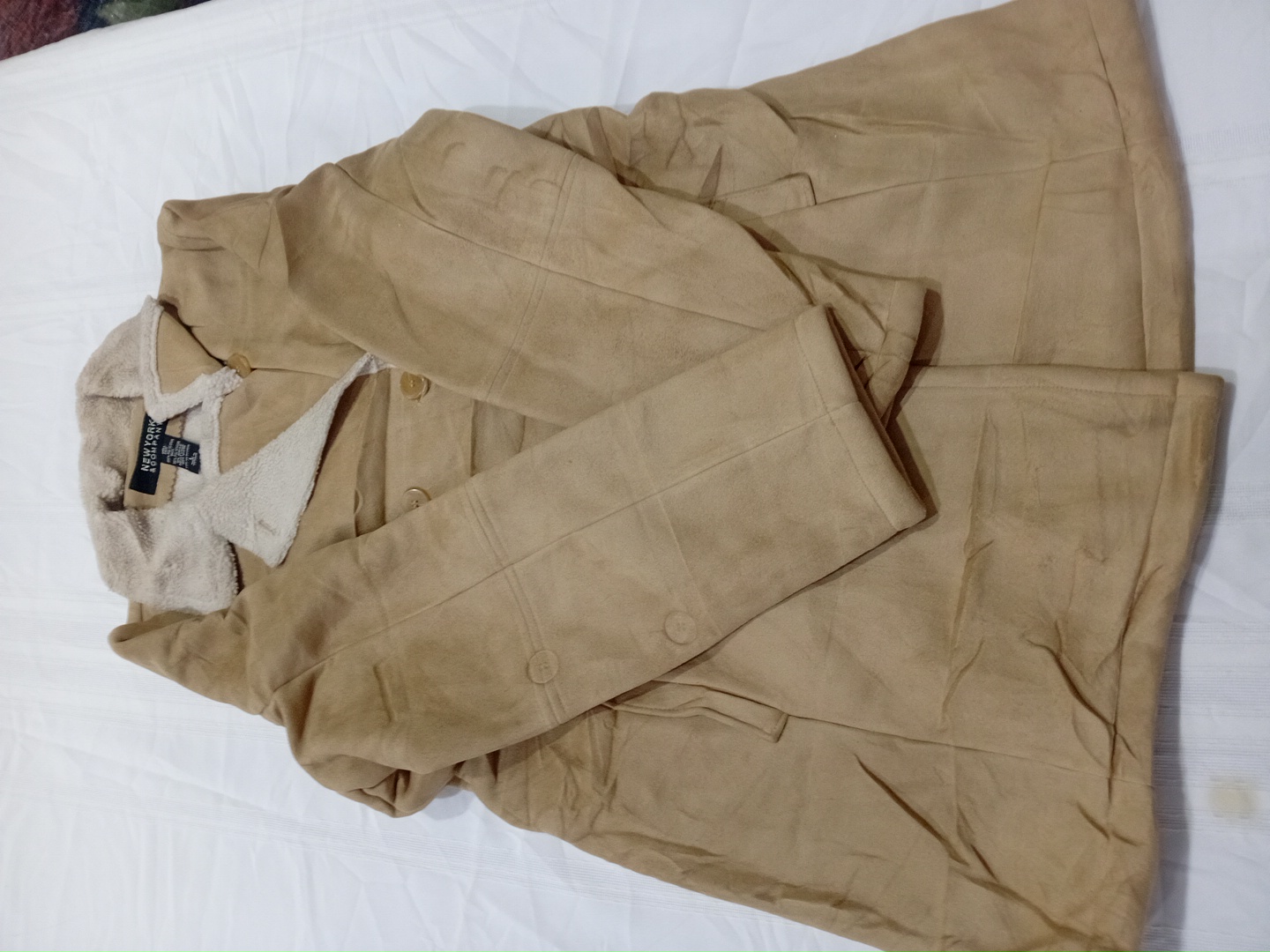 Tan Sherpa Lined Jacket