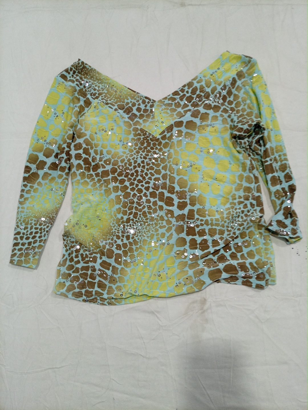 Perse & Jessica Printed Blouse Bundle with Lace & ..