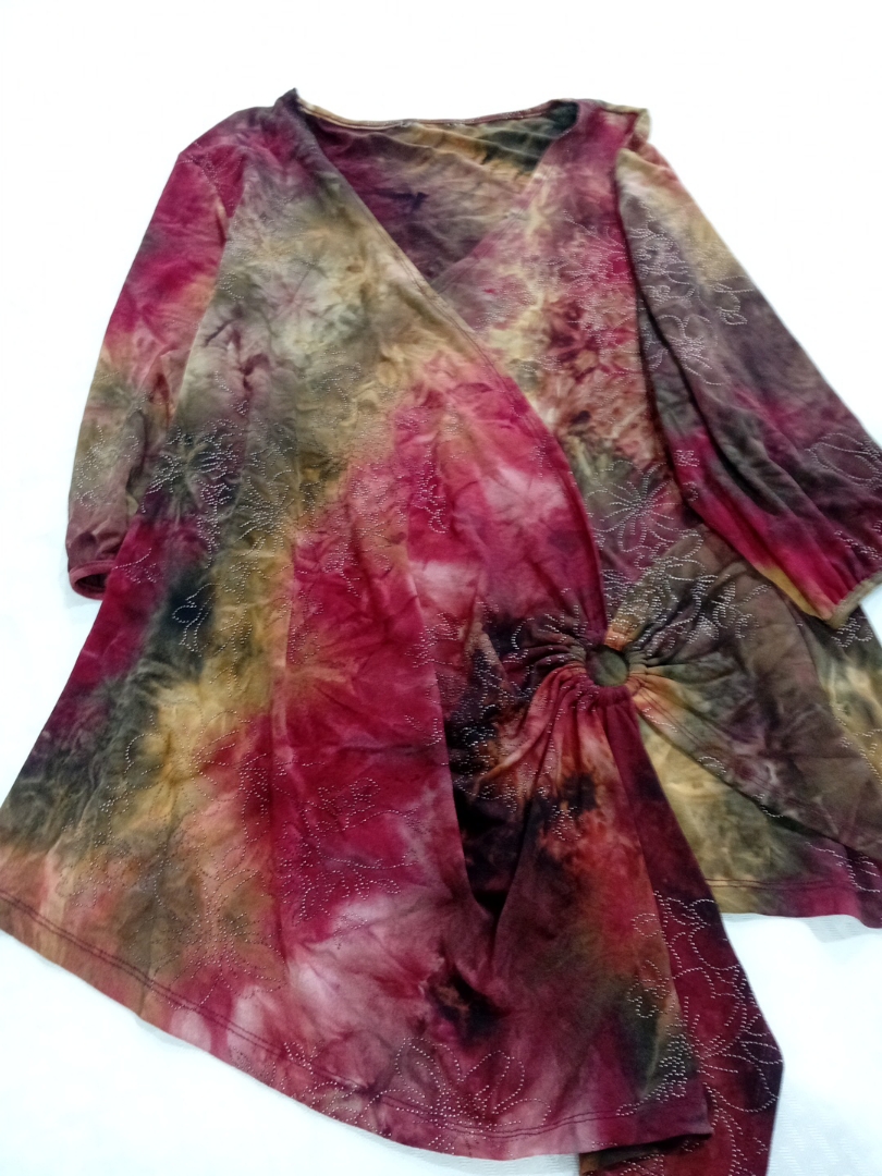 Conjunto de Camisas Vintage de Botão 10pcs Tops Fl..