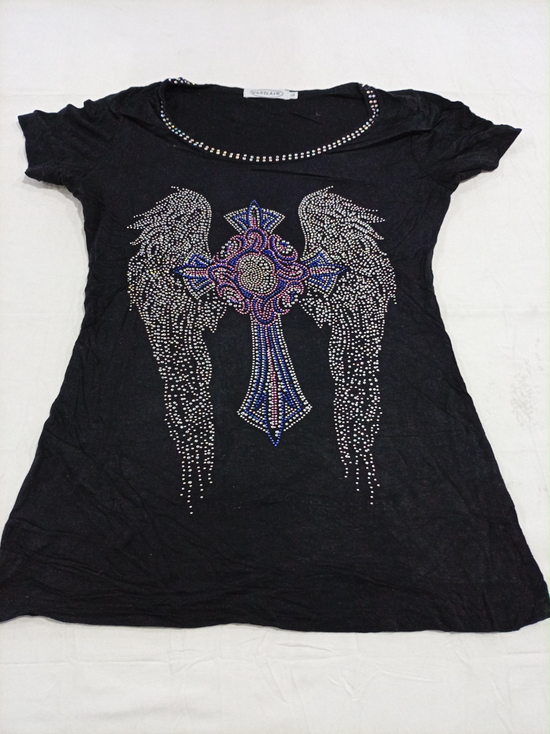 WB ATLAS T-Shirt with Rhinestone Design
