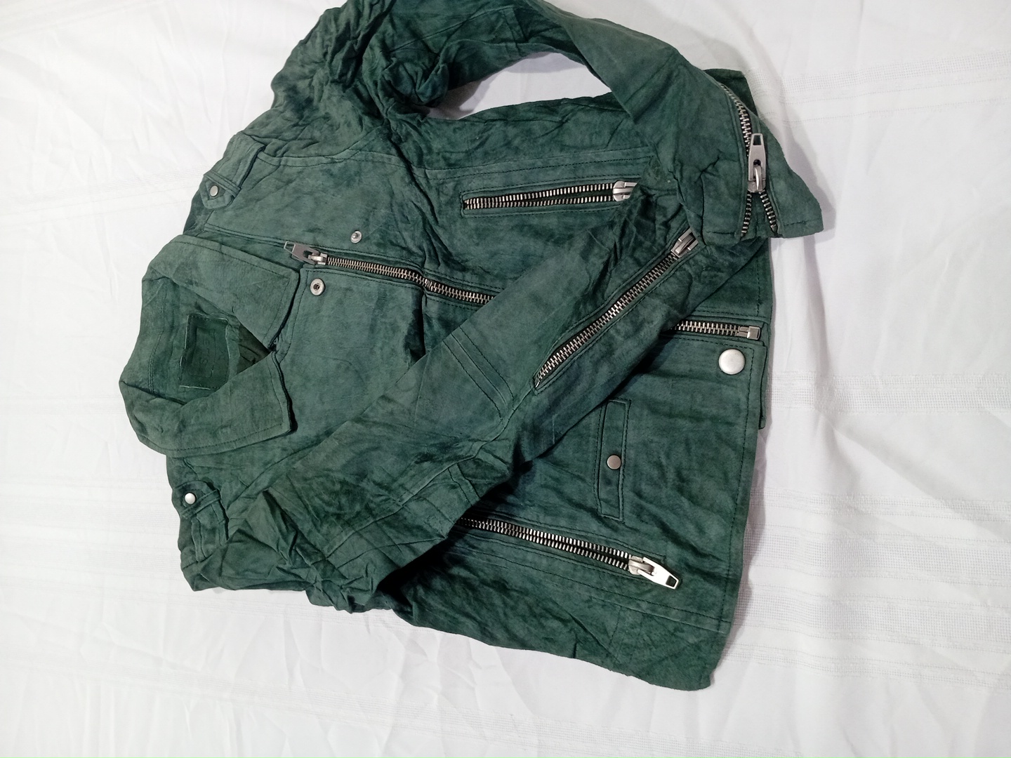 Green Biker Jacket