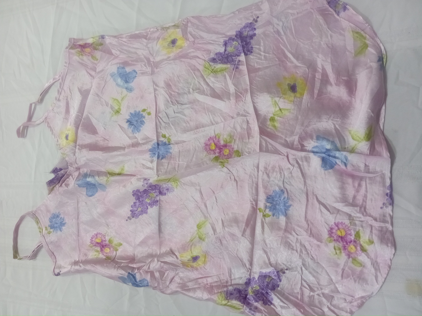 Silk Camisole Bundle Satin Lace Tops Chemises 10 P..