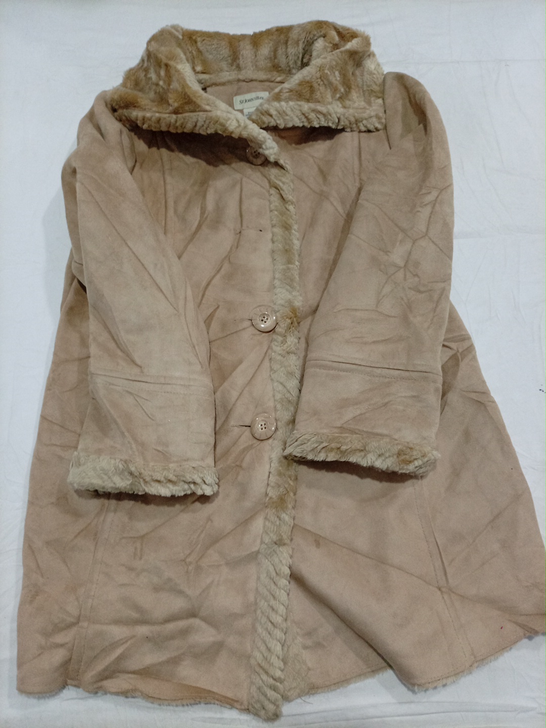 St John's Bay Faux Fur Jacket