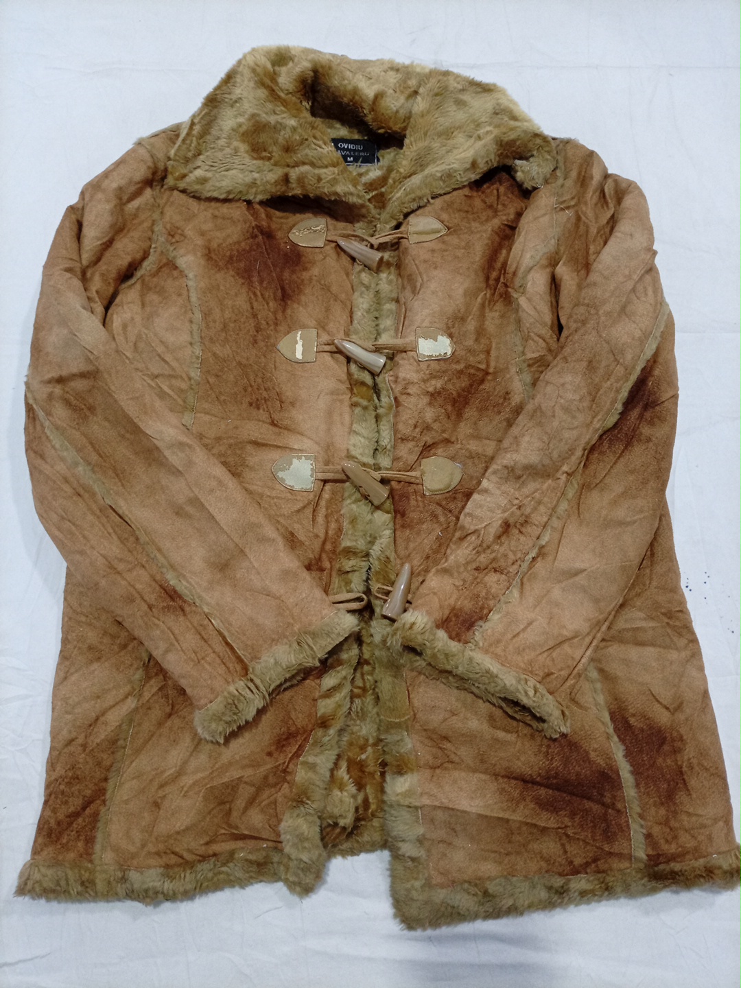 Brown Faux Fur Jacket