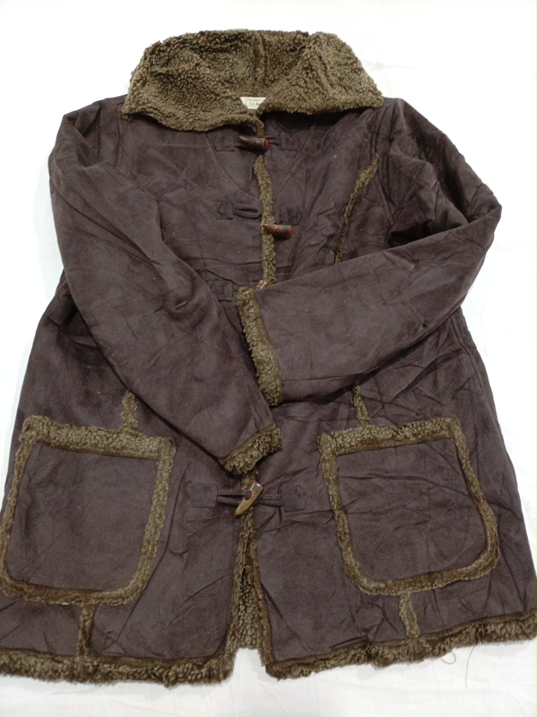 Brown L.L.Bean Sherpa-Lined Jacket
