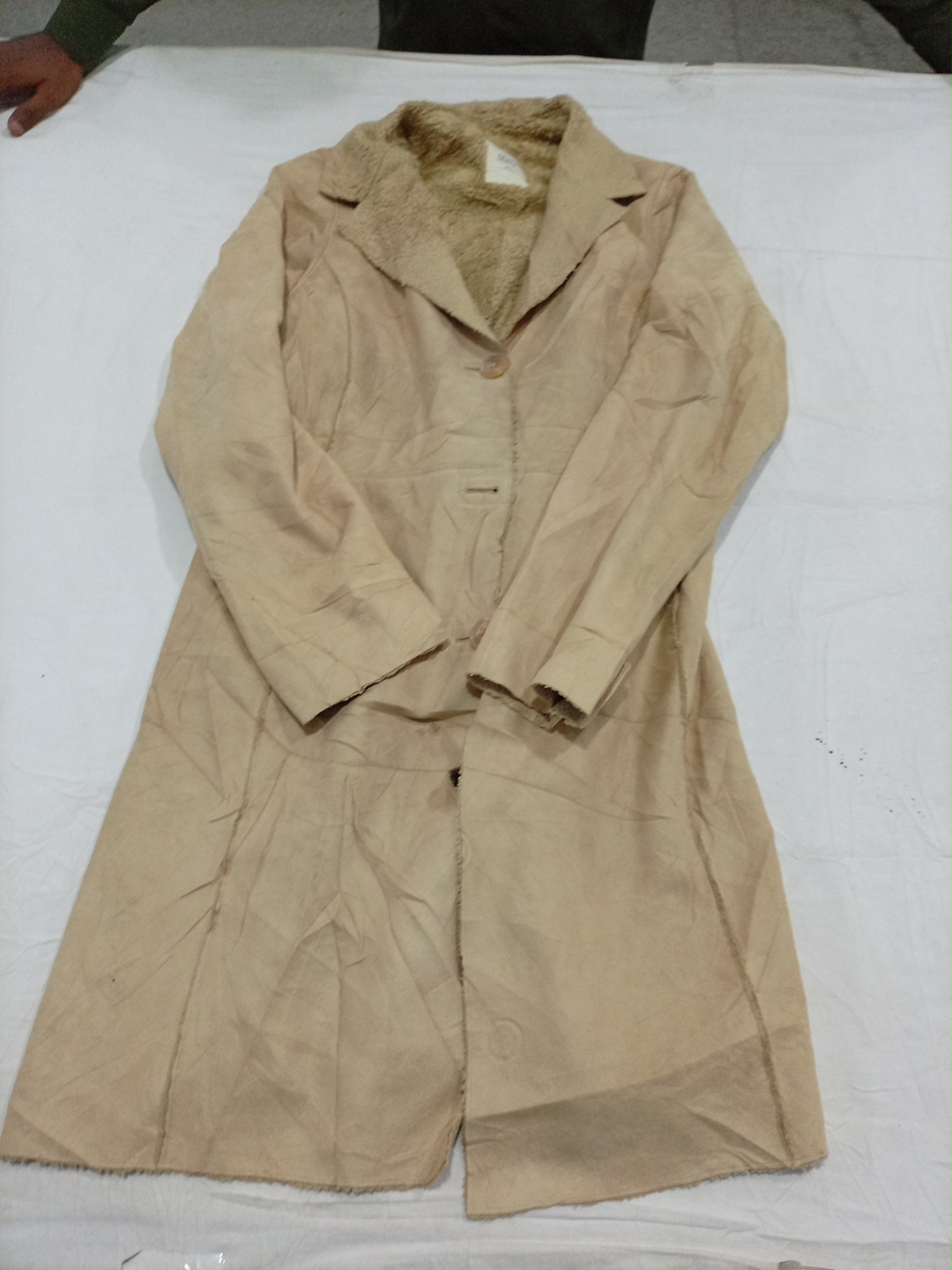 Old Navy Beige Sherpa Lined Coat
