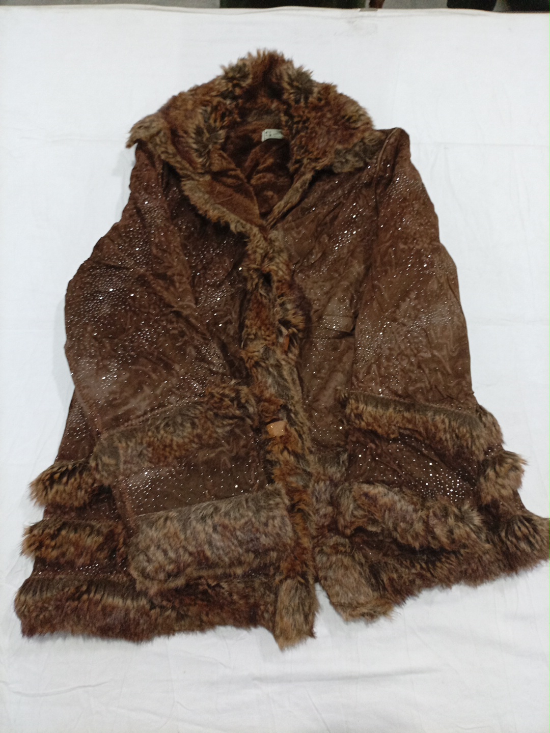 ブラウンファージャケット