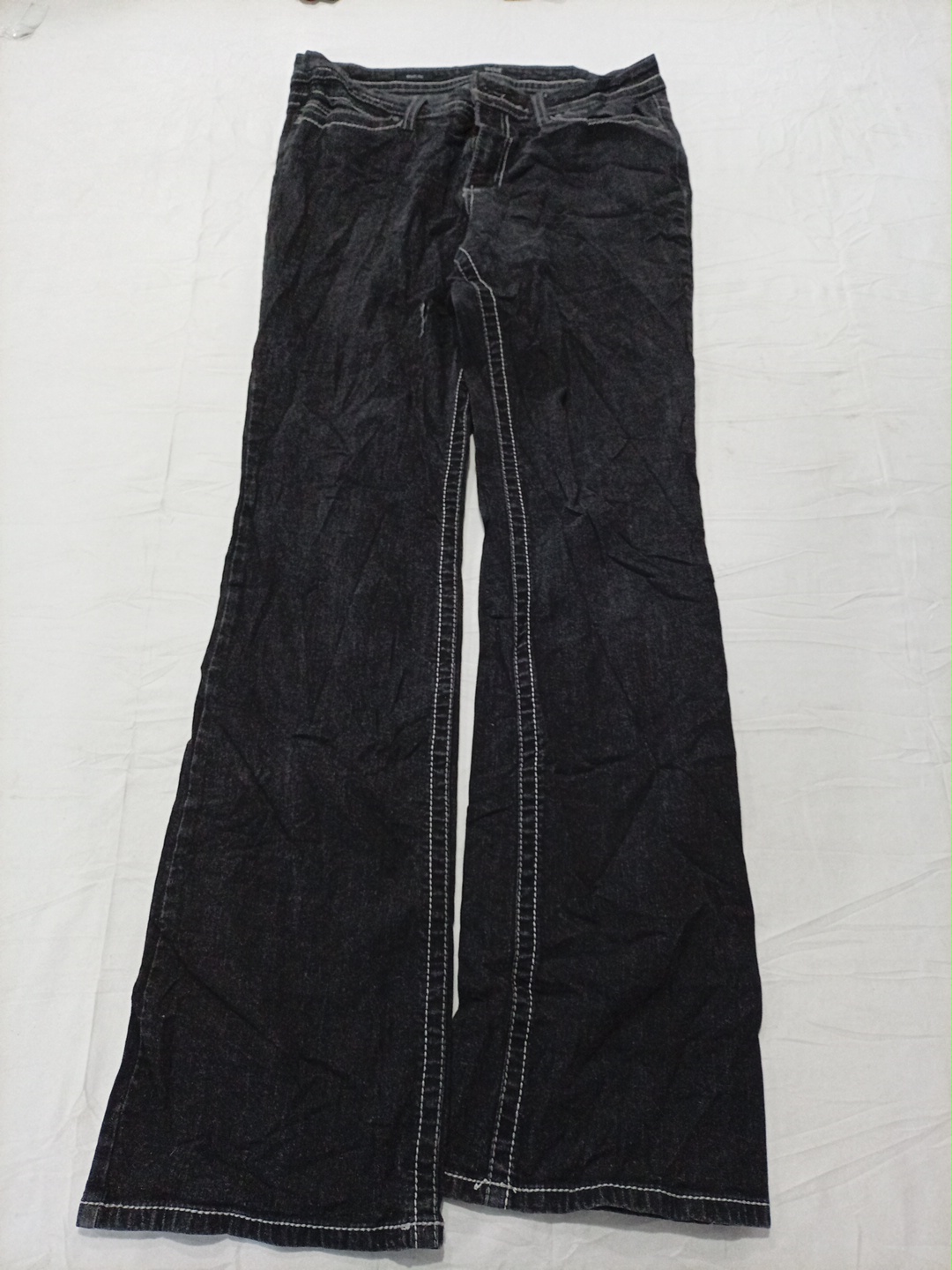 Black Wide-Leg Jeans