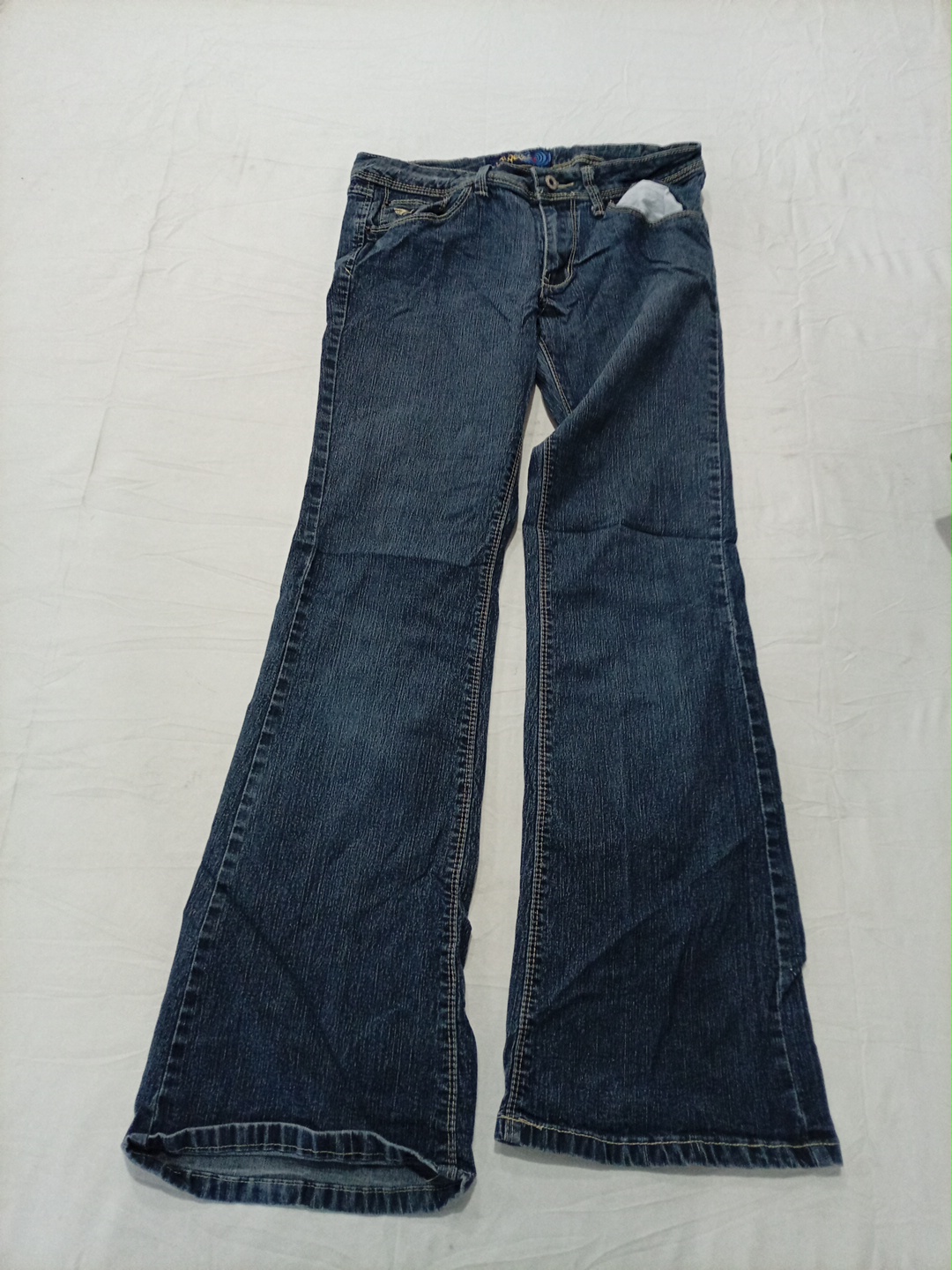 Angels Flared Denim Jeans in Dark Wash