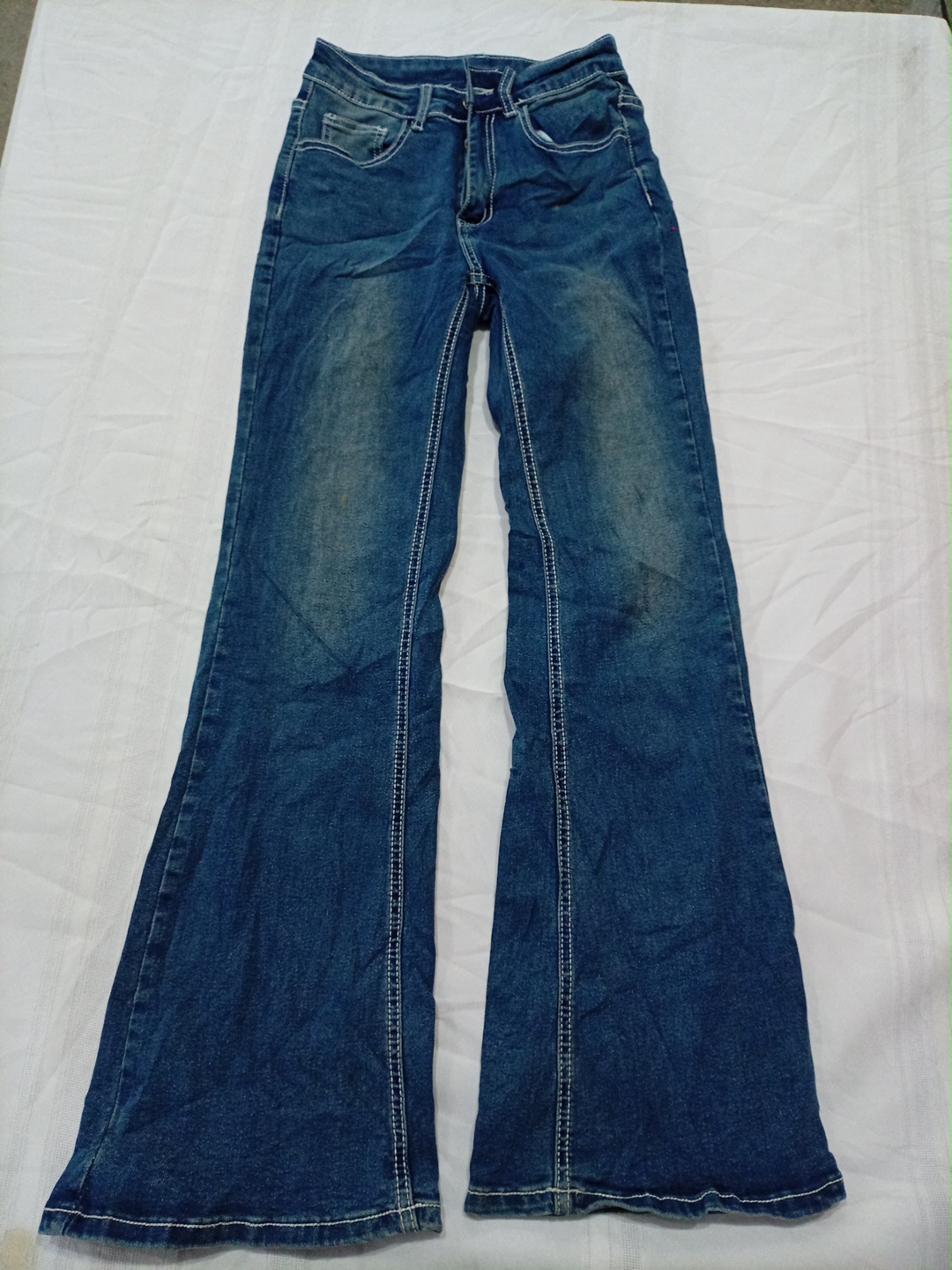 Flare & Bootcut Denim Jeans Bundle - 10 Piece Unbr..