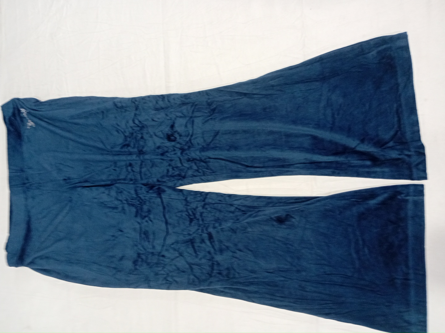 Juicy Couture Marineblaues Samtweites Bein Hose XX..