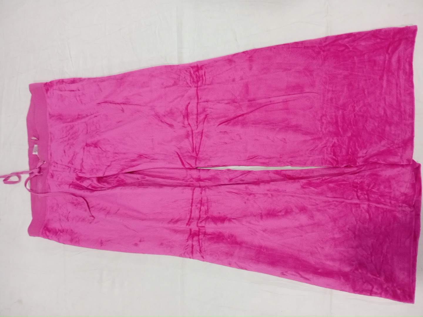 Juicy Couture Hot Pink Velours-Trainingshose Größe..