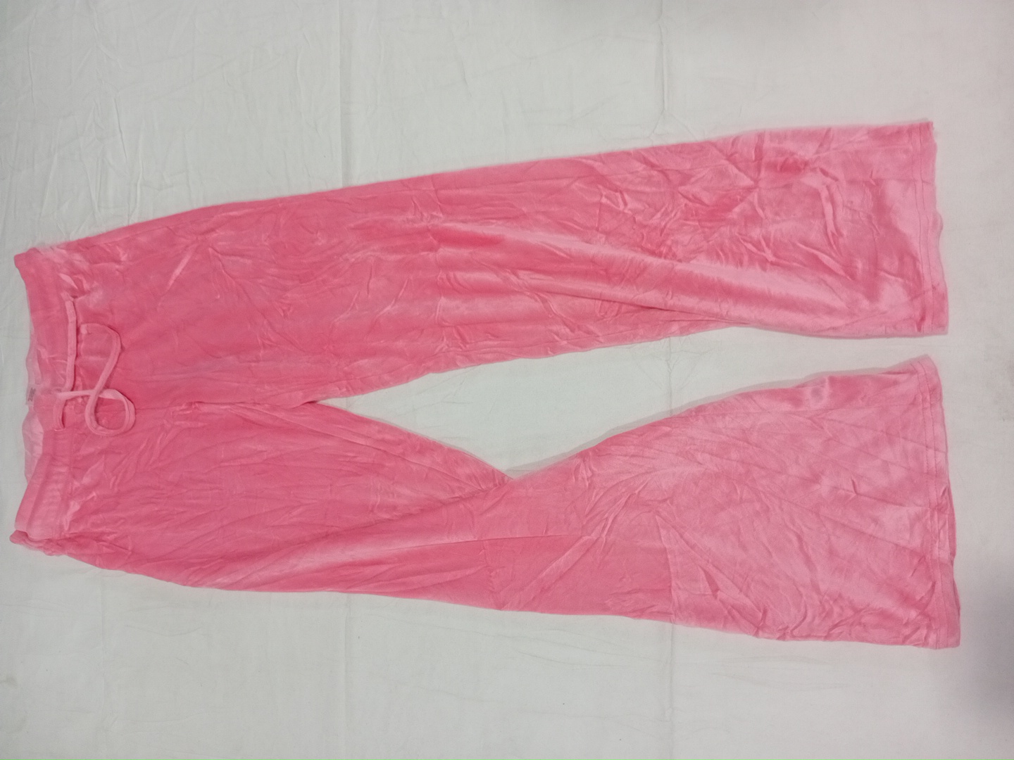 Juicy Couture Pink Velour Flared Track Pants Größe..