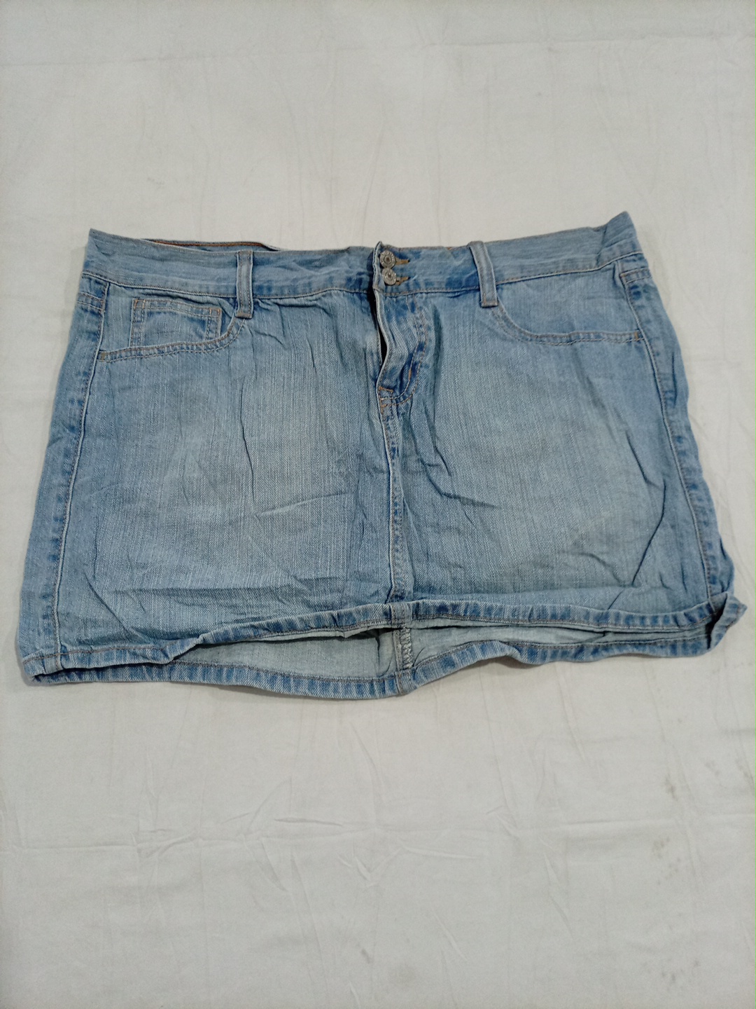 Jupe mini en denim délavé Old Navy