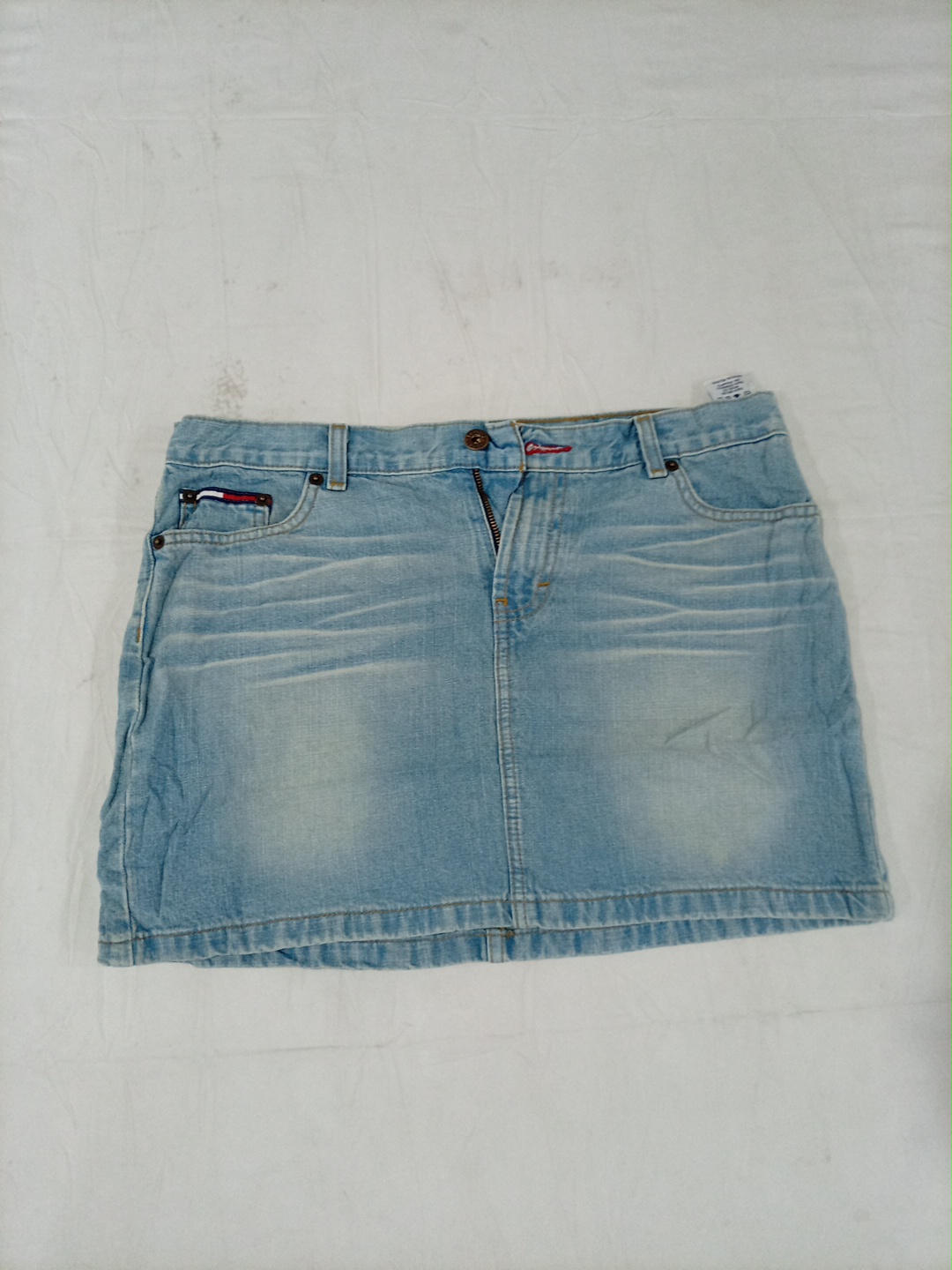 Jupe en denim délavé Tommy Hilfiger