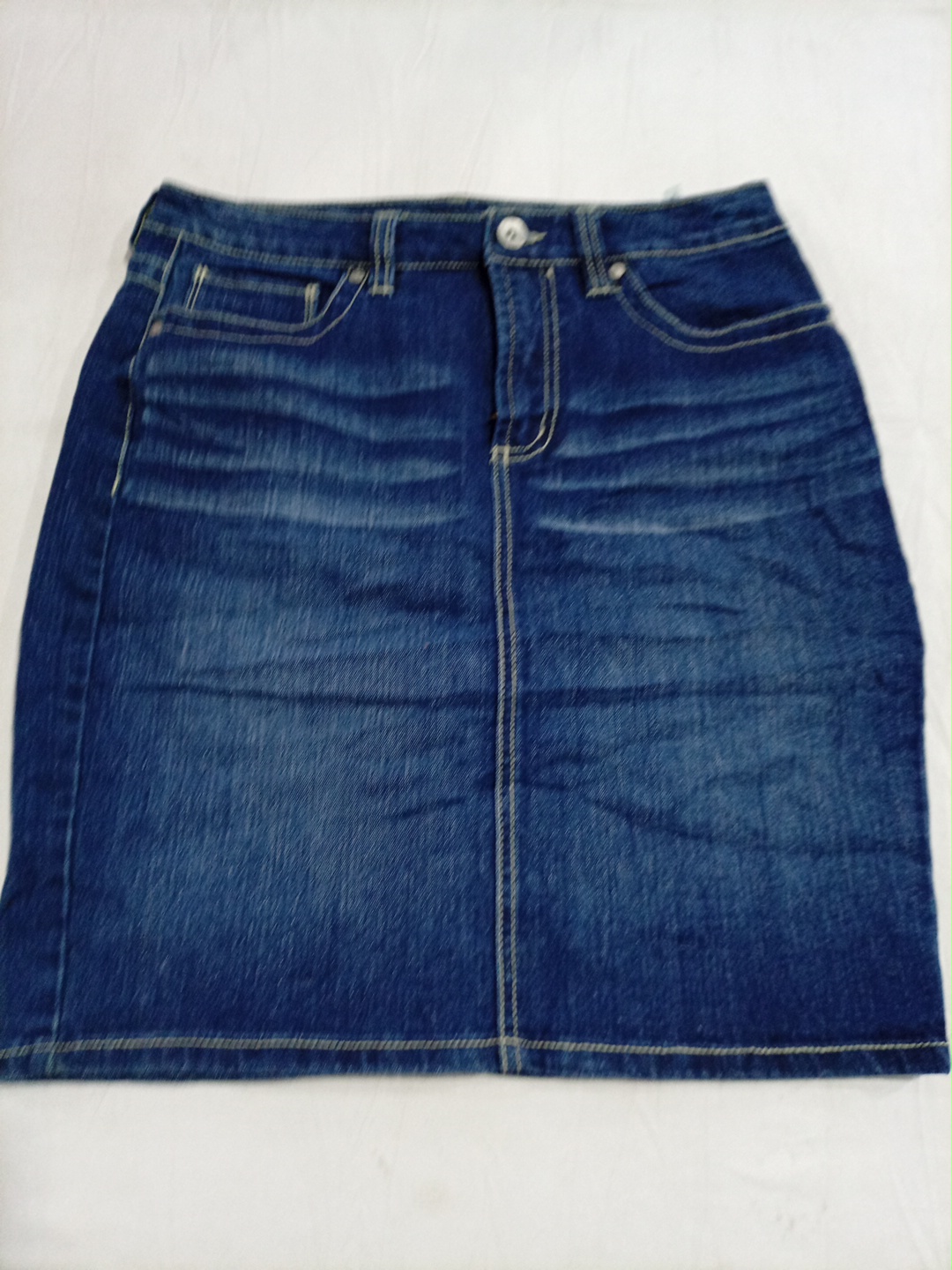 Jupe mini en denim bleu Nine West taille 6