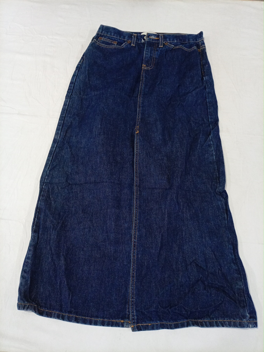 Gap Straight Denim Midi Skirt Size 6