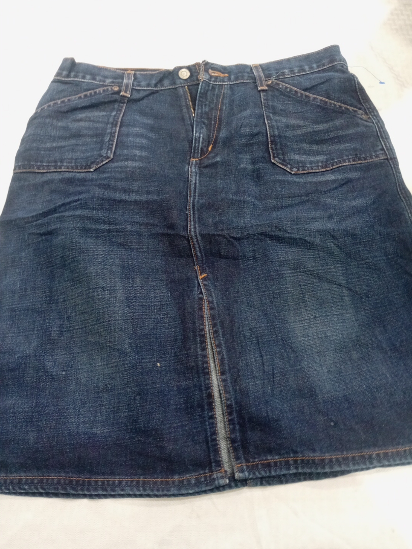 Jupe mini en denim délavé foncé Express Jeans avec..