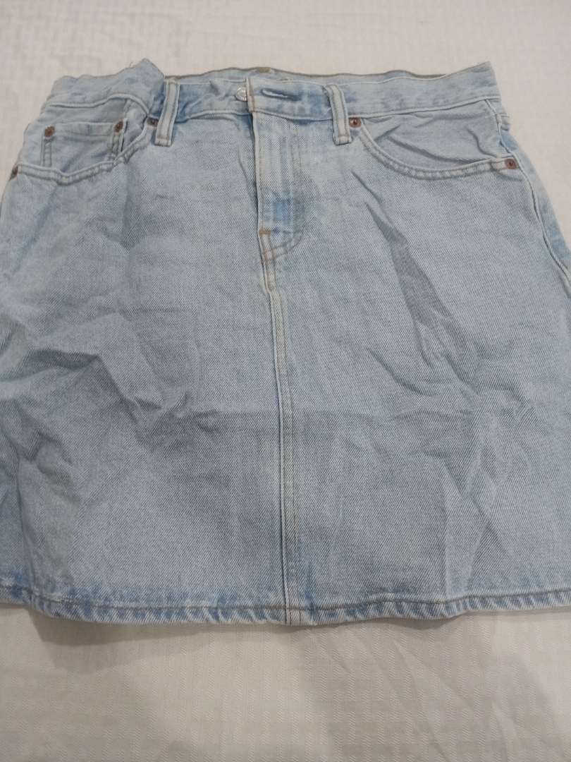 Levi's Light Wash Denim Mini Skirt