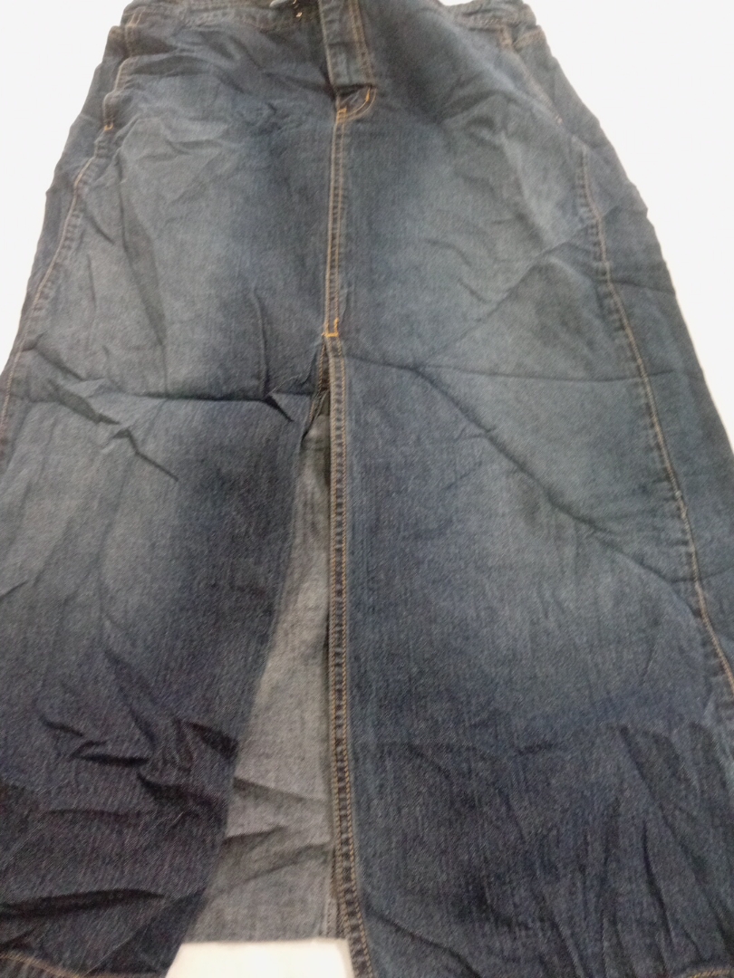 Jupe en denim mini NY Jeans avec fente avant