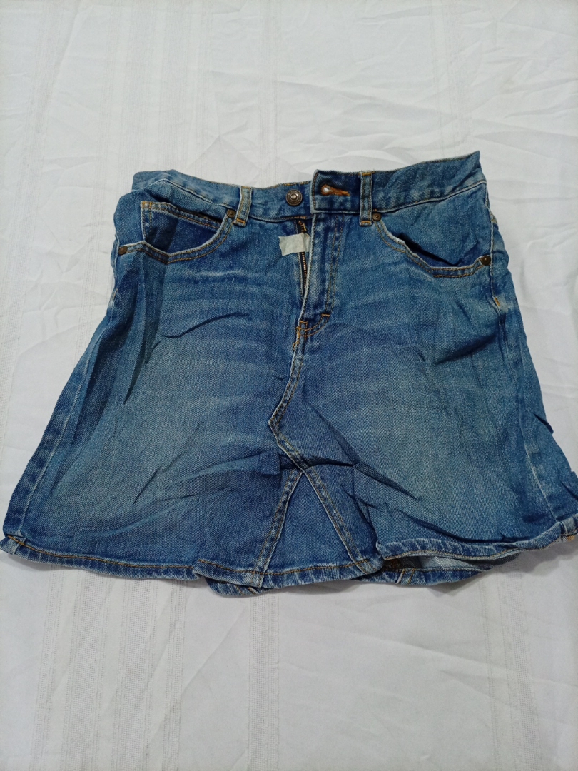 Zara Premium Denim Mini Skirt