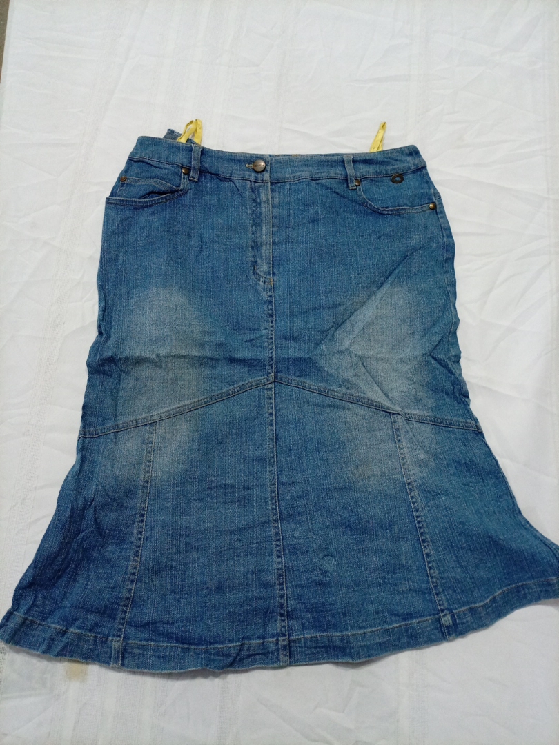 Litta Tossa Flared Denim Mini Skirt