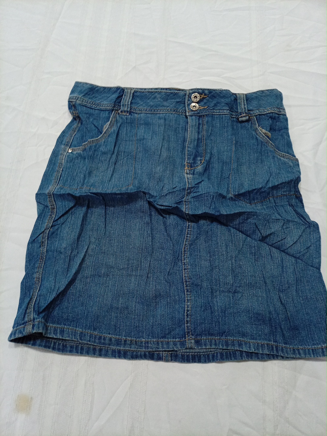 Faded Glory Low-Rise Denim Mini Skirt Size 10