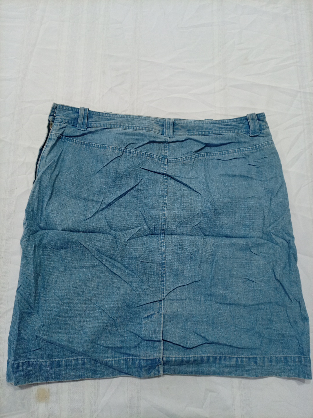 Jupe en denim bleu Talbots taille 18