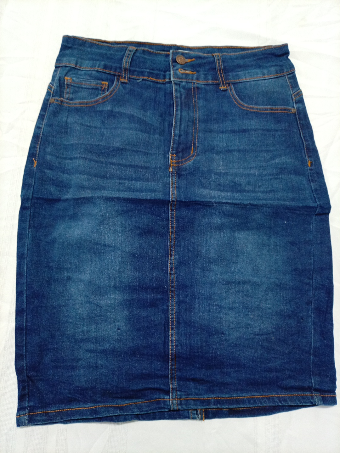 Jupe mini en denim taille haute Talala