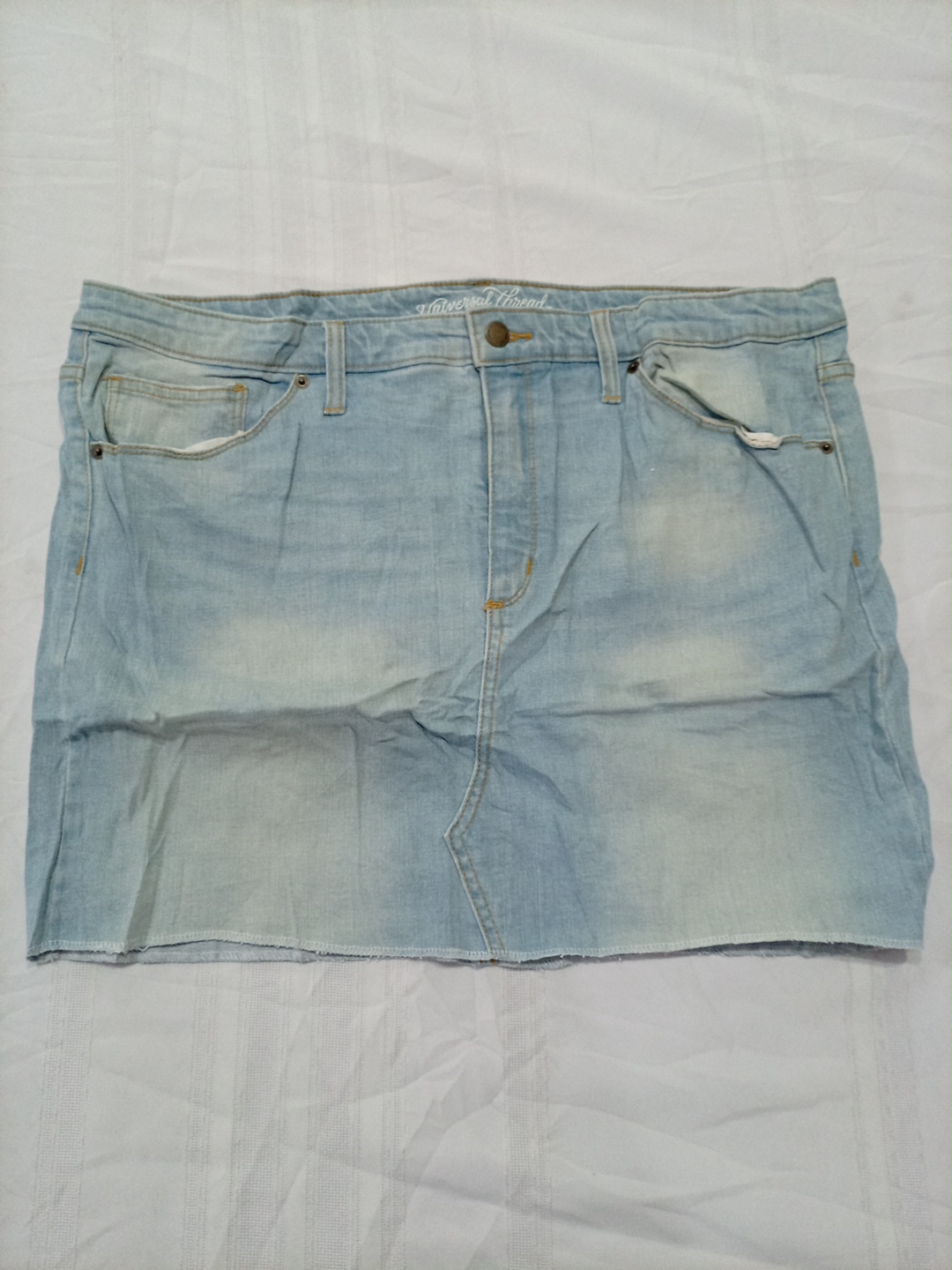 Jupe mini en denim léger Universal Thread taille 3..