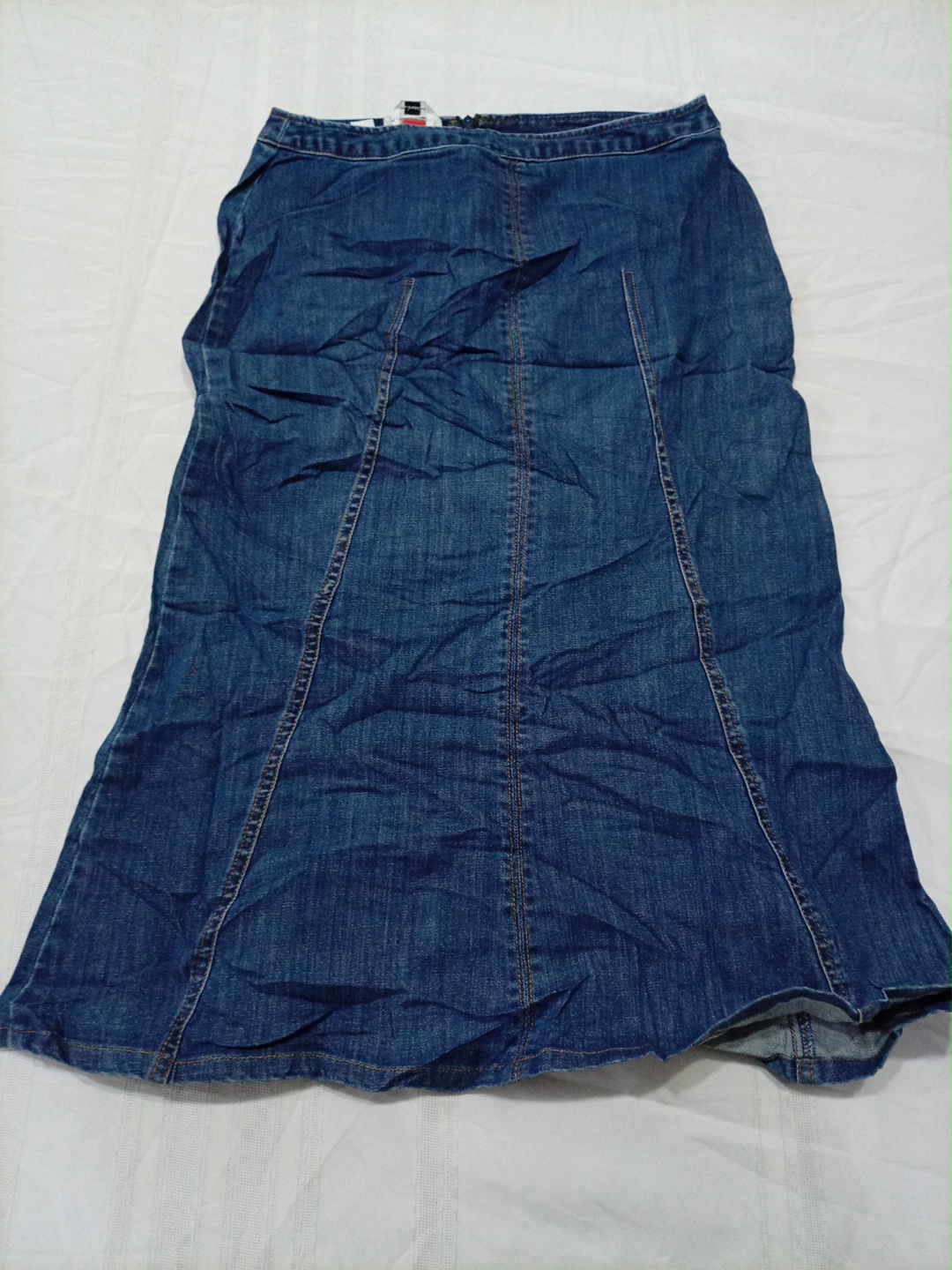 Tailor Denim Midi Skirt Size 6