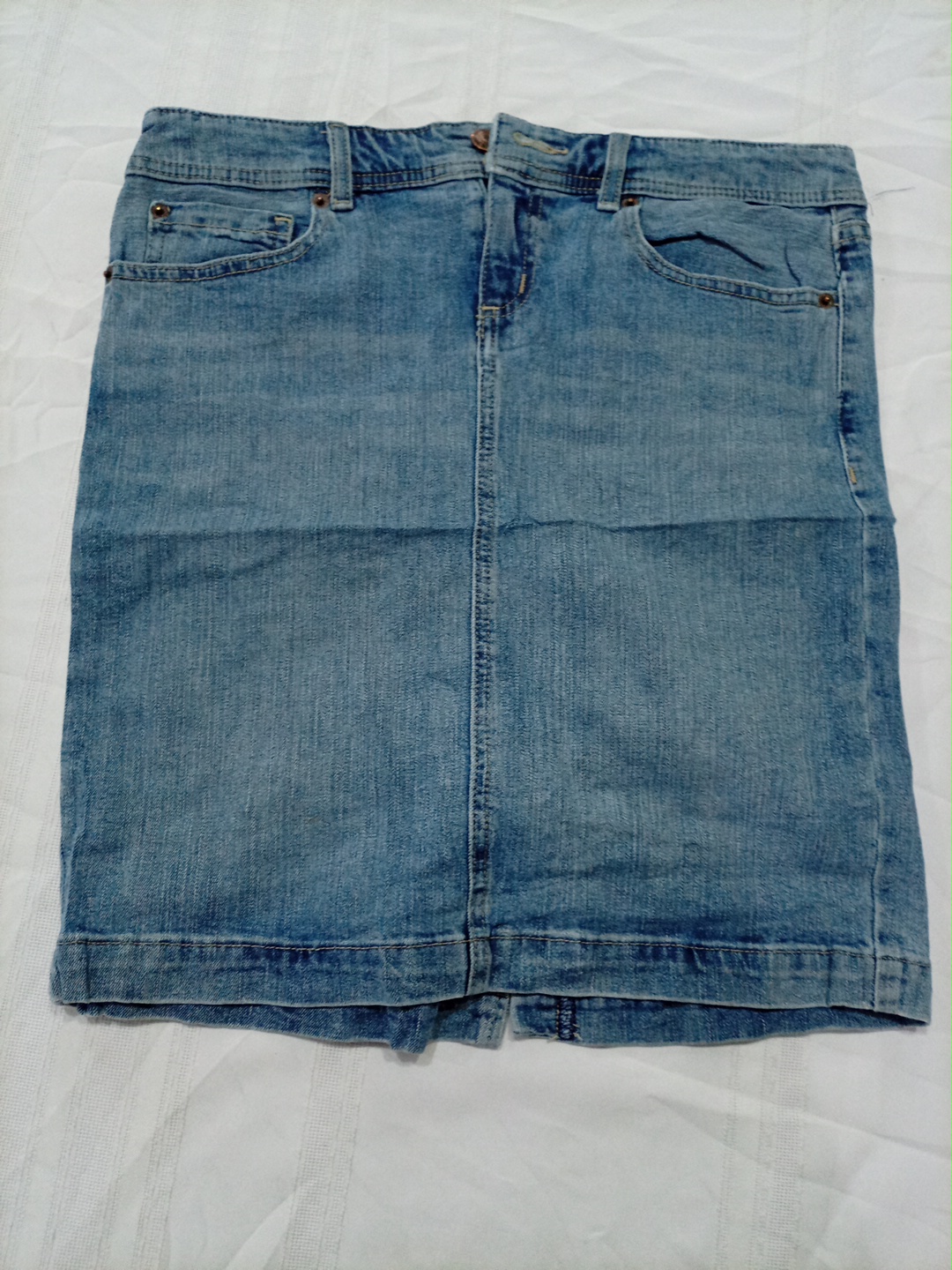 G.H. Bass Denim Mini Skirt Size 4