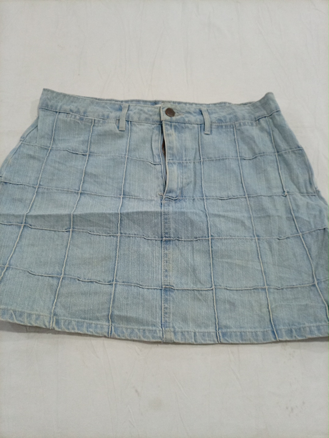 Jupe en jean mini délavée Forever 21