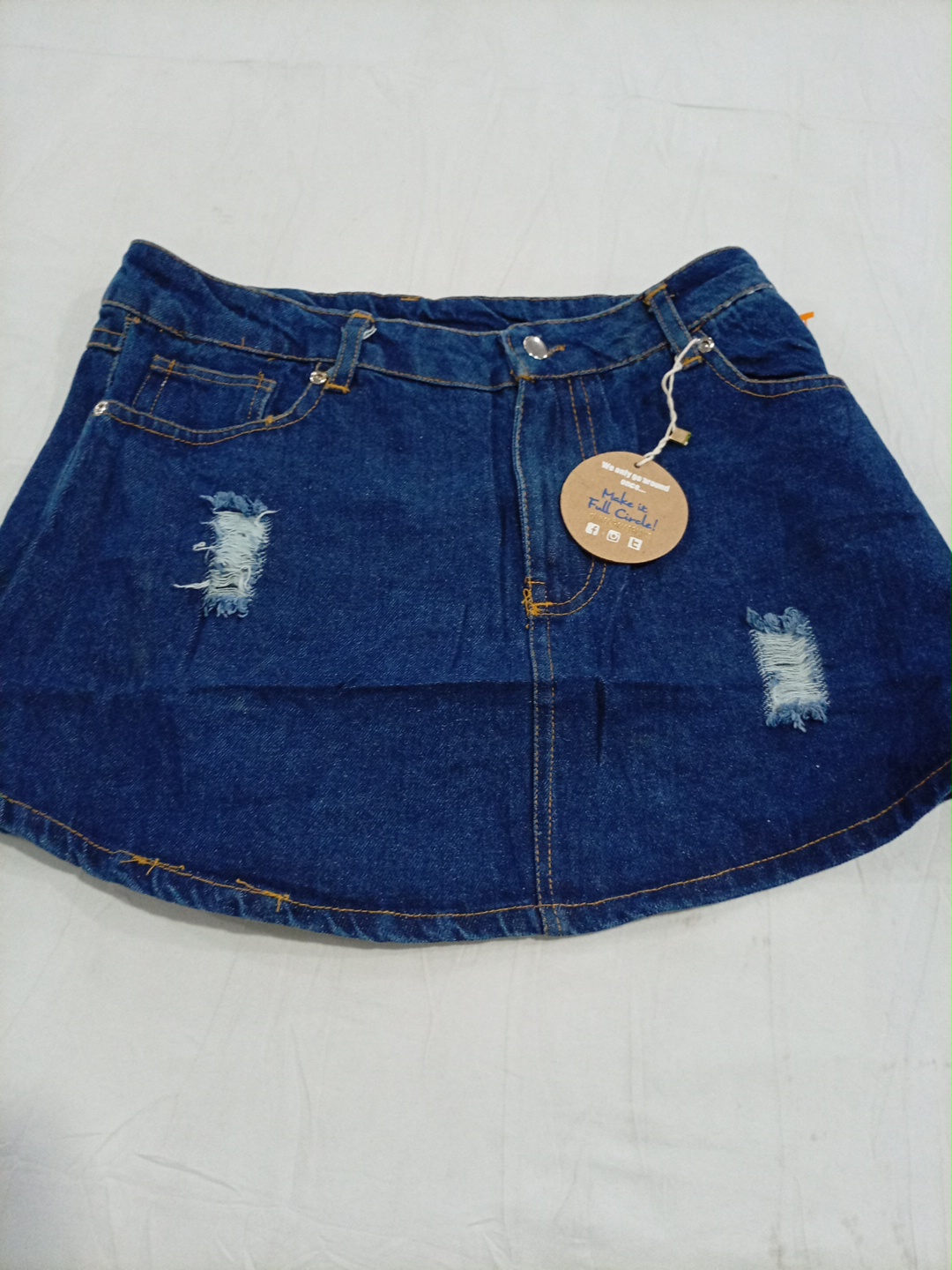 Jupe en denim effilochée de Guess & Joy