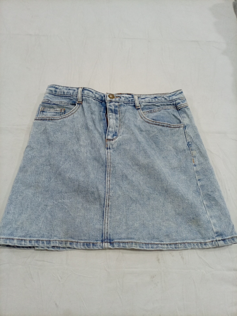 Gap Light Wash Denim Mini Skirt