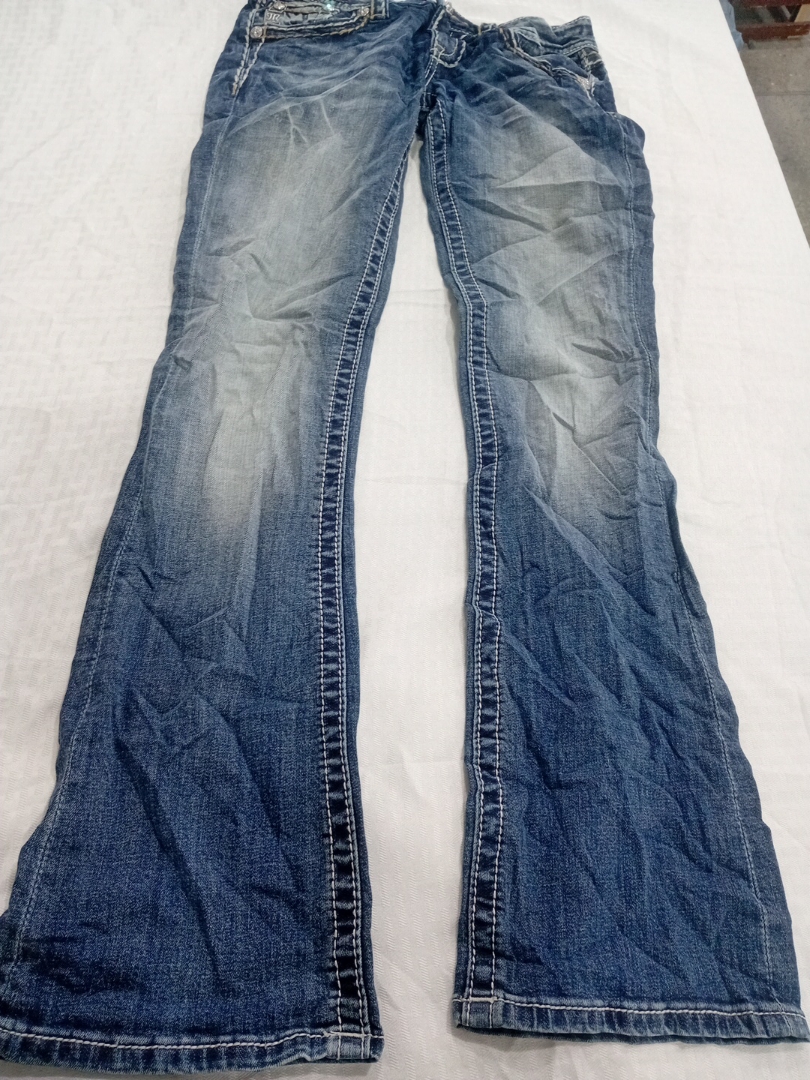 Miss Me Light Wash Bootcut Distressed Jeans